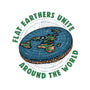 Flat Earthers Unite-Unisex-Baseball-Tee-glitchygorilla