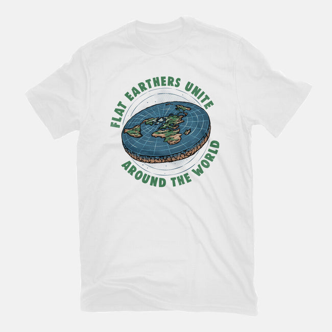 Flat Earthers Unite-Youth-Basic-Tee-glitchygorilla