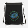 Flat Earthers Unite-None-Drawstring-Bag-glitchygorilla