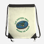 Flat Earthers Unite-None-Drawstring-Bag-glitchygorilla