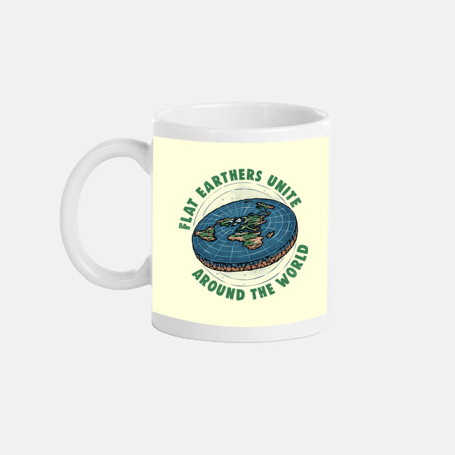 Flat Earthers Unite-None-Mug-Drinkware-glitchygorilla