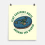 Flat Earthers Unite-None-Matte-Poster-glitchygorilla