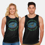 Flat Earthers Unite-Unisex-Basic-Tank-glitchygorilla