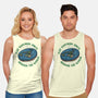 Flat Earthers Unite-Unisex-Basic-Tank-glitchygorilla