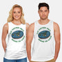 Flat Earthers Unite-Unisex-Basic-Tank-glitchygorilla
