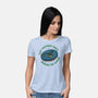 Flat Earthers Unite-Womens-Basic-Tee-glitchygorilla