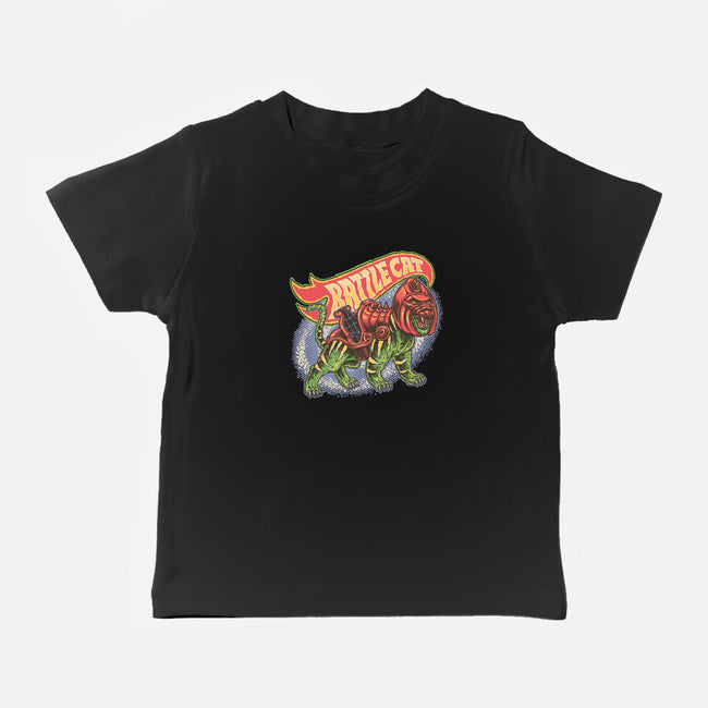 The Brave Battle Cat-Baby-Basic-Tee-glitchygorilla