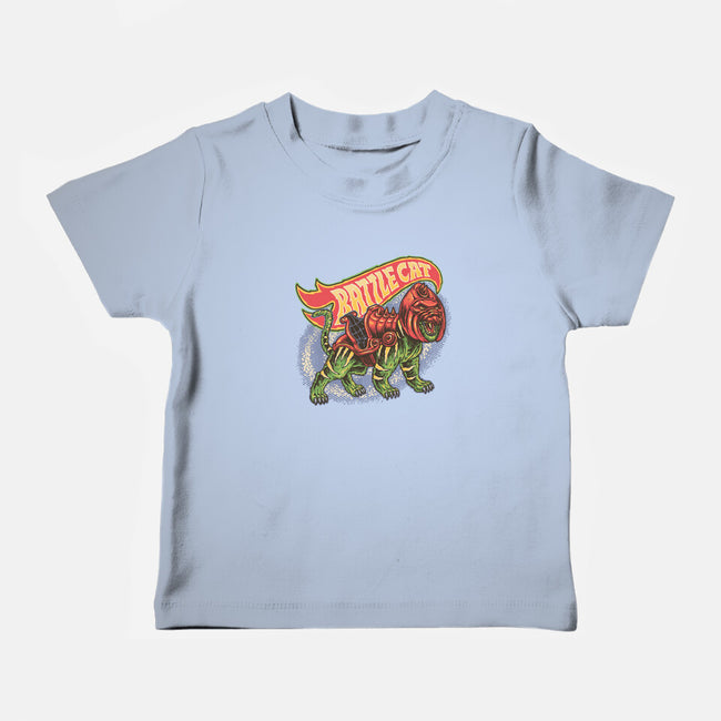 The Brave Battle Cat-Baby-Basic-Tee-glitchygorilla