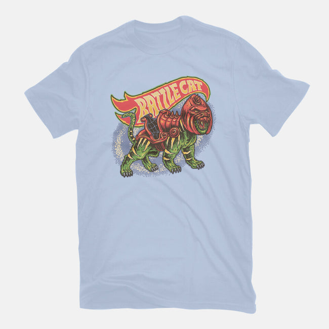 The Brave Battle Cat-Mens-Basic-Tee-glitchygorilla