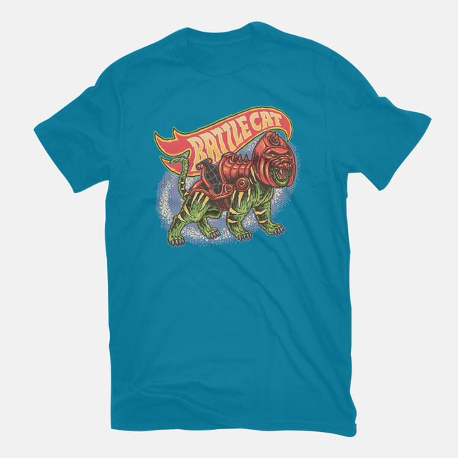 The Brave Battle Cat-Mens-Basic-Tee-glitchygorilla