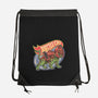 The Brave Battle Cat-None-Drawstring-Bag-glitchygorilla