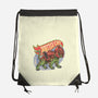 The Brave Battle Cat-None-Drawstring-Bag-glitchygorilla