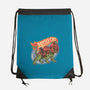 The Brave Battle Cat-None-Drawstring-Bag-glitchygorilla
