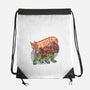 The Brave Battle Cat-None-Drawstring-Bag-glitchygorilla