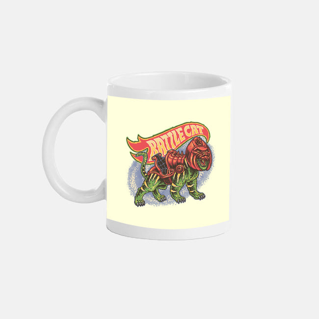 The Brave Battle Cat-None-Mug-Drinkware-glitchygorilla