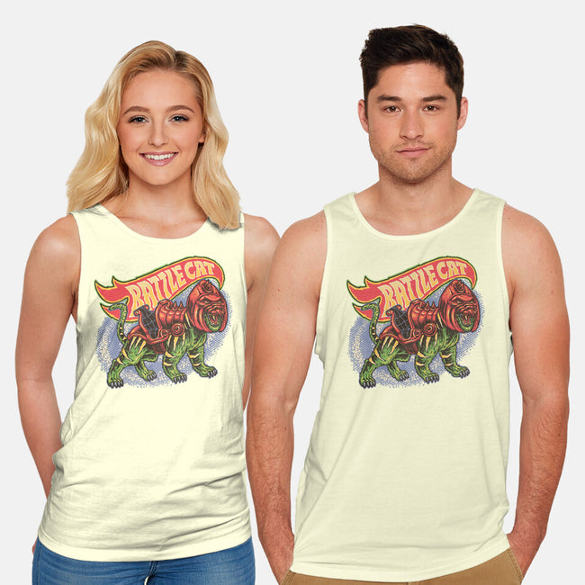 The Brave Battle Cat-Unisex-Basic-Tank-glitchygorilla