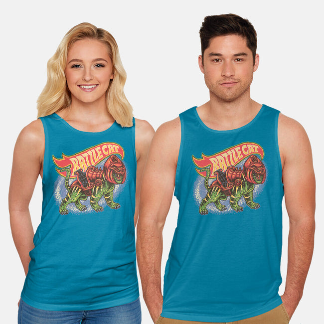 The Brave Battle Cat-Unisex-Basic-Tank-glitchygorilla