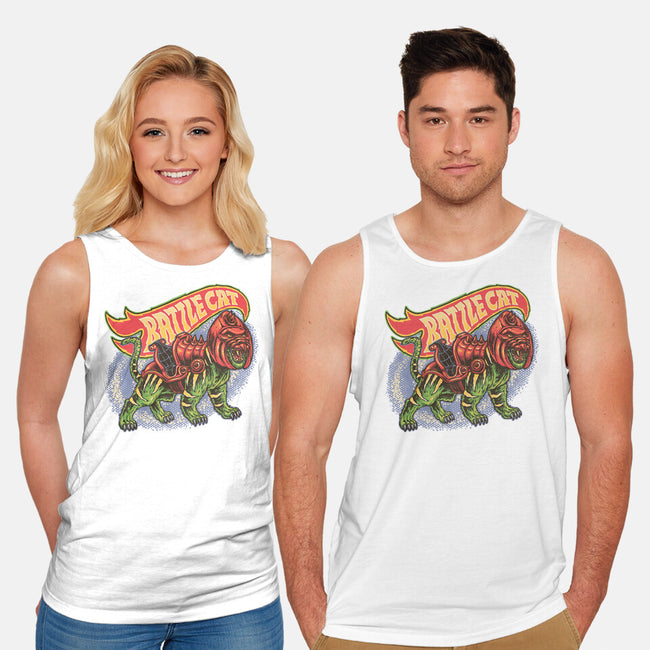 The Brave Battle Cat-Unisex-Basic-Tank-glitchygorilla