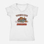 Vacation Mode Activated-Womens-V-Neck-Tee-kg07