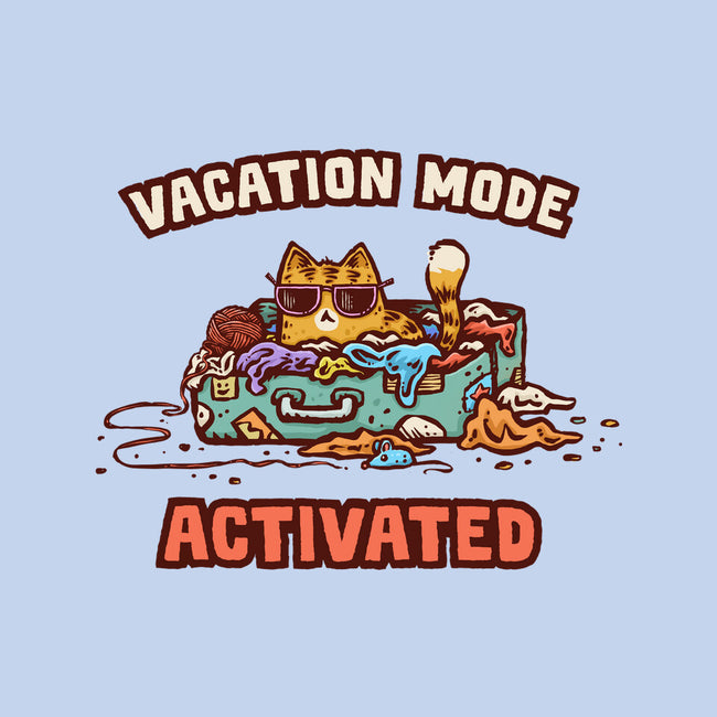 Vacation Mode Activated-Mens-Basic-Tee-kg07