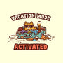 Vacation Mode Activated-None-Glossy-Sticker-kg07