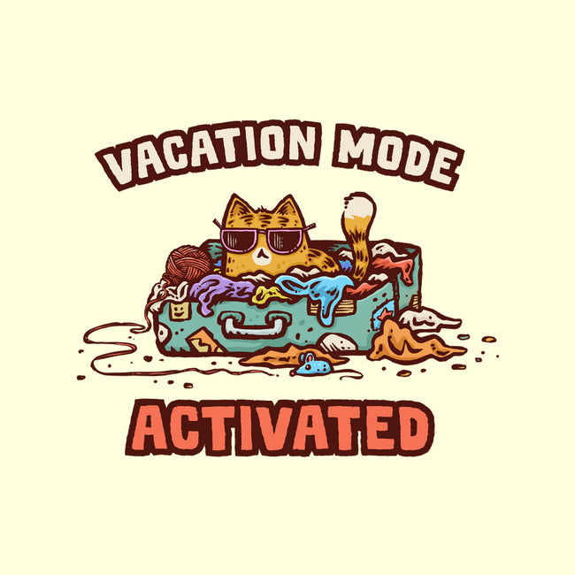 Vacation Mode Activated-Mens-Basic-Tee-kg07