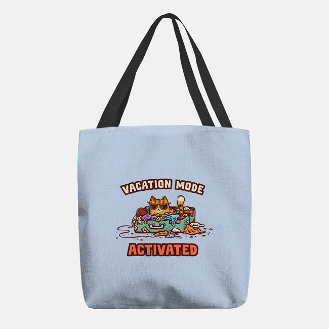 Vacation Mode Activated-None-Basic Tote-Bag-kg07