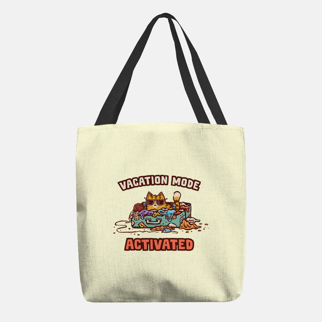 Vacation Mode Activated-None-Basic Tote-Bag-kg07