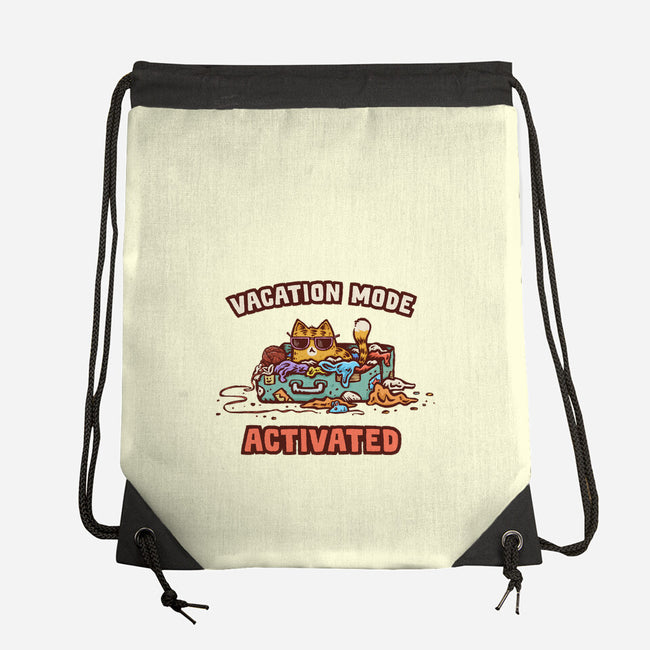Vacation Mode Activated-None-Drawstring-Bag-kg07