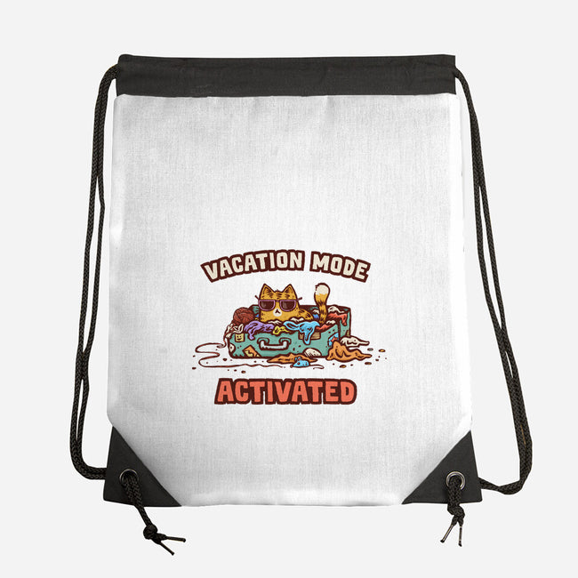 Vacation Mode Activated-None-Drawstring-Bag-kg07