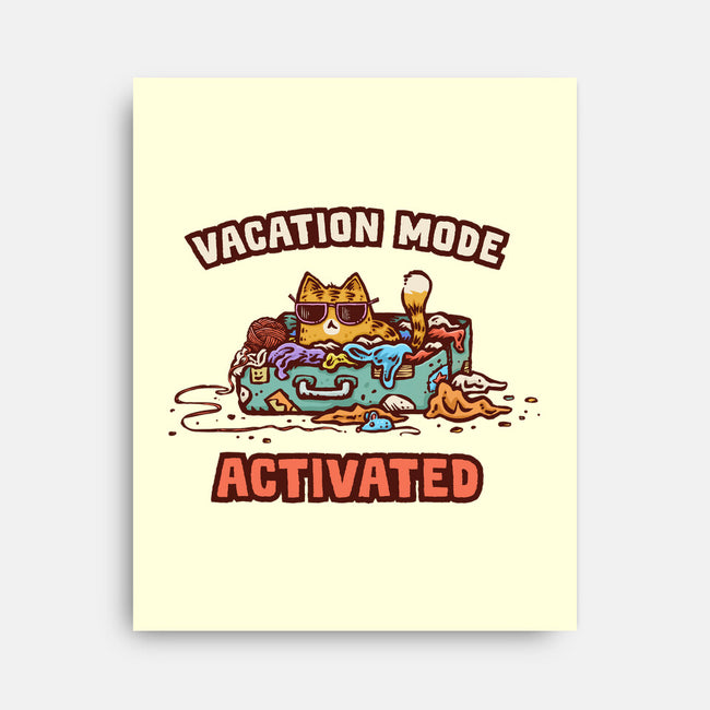 Vacation Mode Activated-None-Stretched-Canvas-kg07