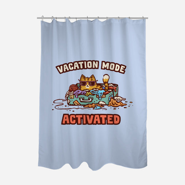 Vacation Mode Activated-None-Polyester-Shower Curtain-kg07