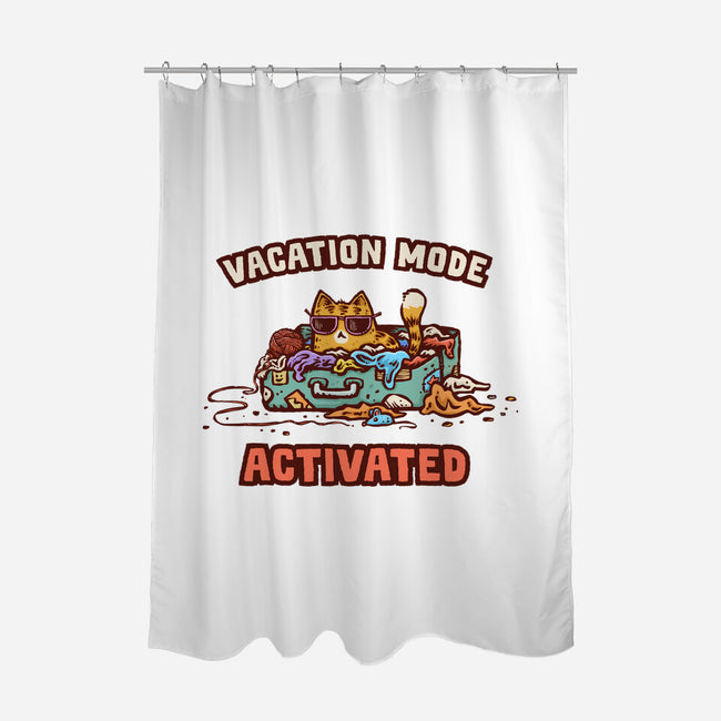 Vacation Mode Activated-None-Polyester-Shower Curtain-kg07