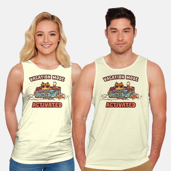 Vacation Mode Activated-Unisex-Basic-Tank-kg07