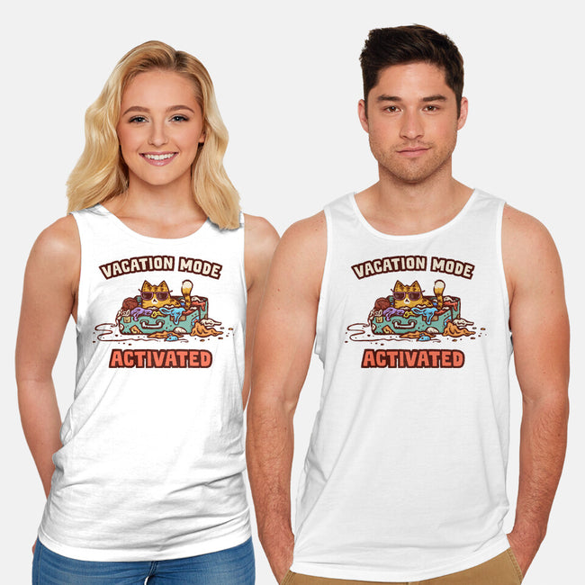 Vacation Mode Activated-Unisex-Basic-Tank-kg07