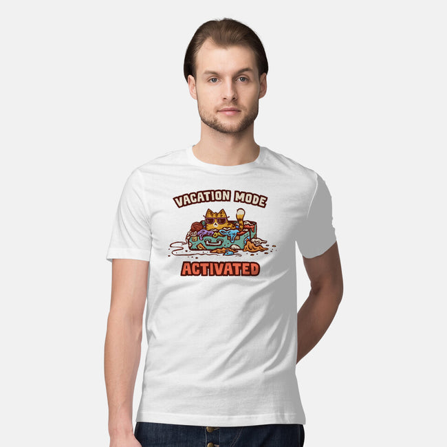 Vacation Mode Activated-Mens-Premium-Tee-kg07