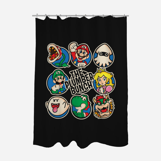 The Plumber Bunch-None-Polyester-Shower Curtain-turborat14