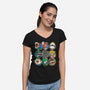 The Plumber Bunch-Womens-V-Neck-Tee-turborat14