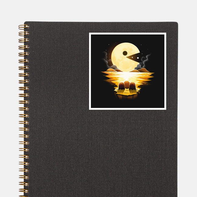 Gaming Moon-None-Glossy-Sticker-Vallina84