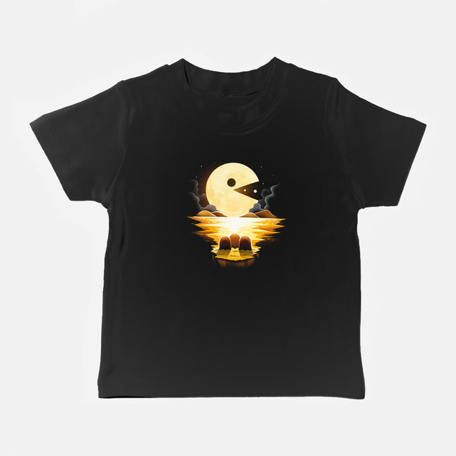 Gaming Moon-Baby-Basic-Tee-Vallina84