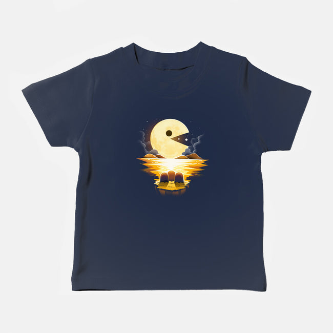 Gaming Moon-Baby-Basic-Tee-Vallina84