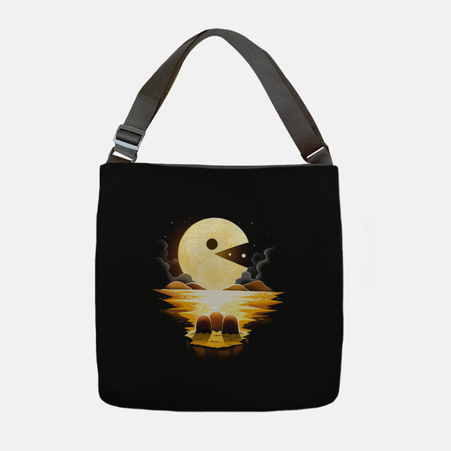 Gaming Moon-None-Adjustable Tote-Bag-Vallina84