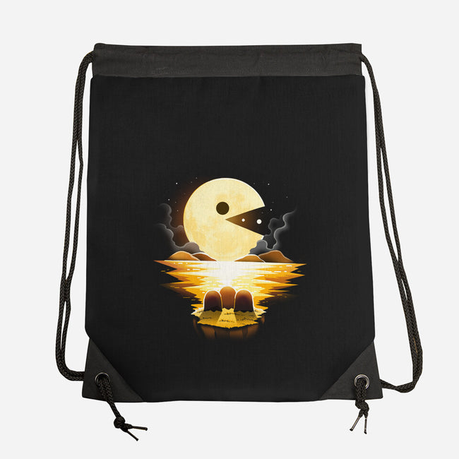 Gaming Moon-None-Drawstring-Bag-Vallina84