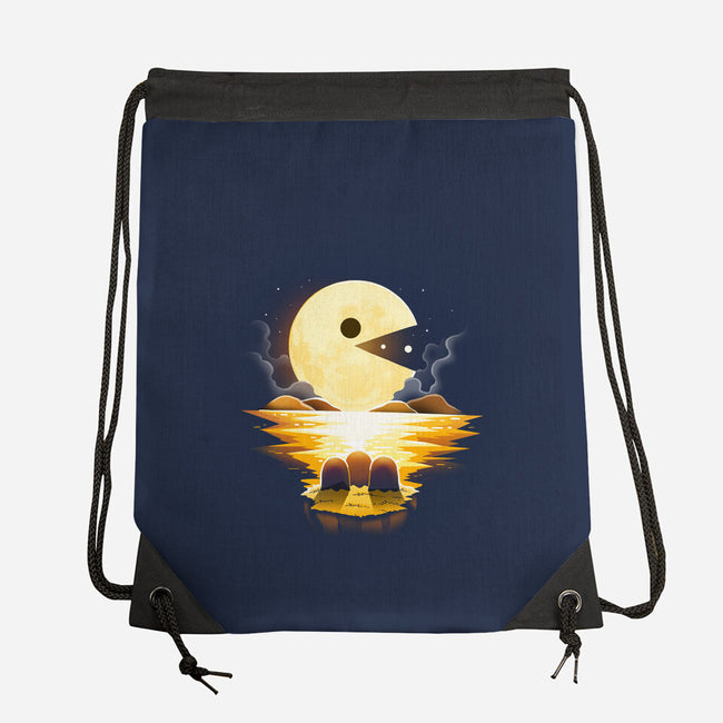 Gaming Moon-None-Drawstring-Bag-Vallina84