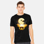 Gaming Moon-Mens-Heavyweight-Tee-Vallina84