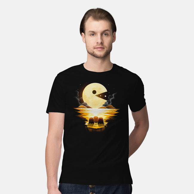 Gaming Moon-Mens-Premium-Tee-Vallina84