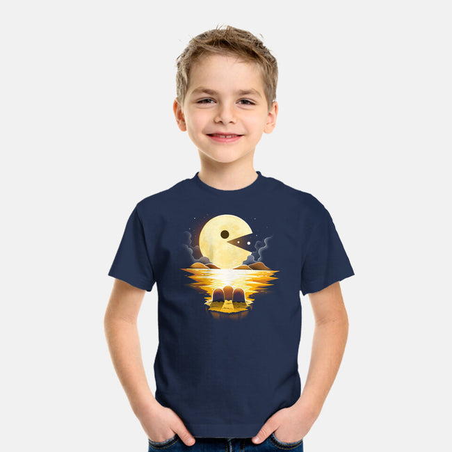 Gaming Moon-Youth-Basic-Tee-Vallina84
