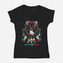 The Dreamcatcher-Womens-V-Neck-Tee-Vallina84