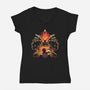 Star Power-Womens-V-Neck-Tee-rmatix