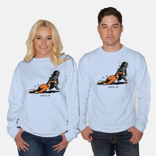 Carry On-Unisex-Crew Neck-Sweatshirt-fanfabio
